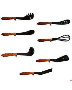 Set Mestolame antiaderente no PFOA 31,5 cm Manico/nylon ABS anticalore