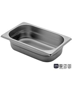Bacinelle Pinti inox Gastronorm 1/4 h da 20 a 200 mm sovrapponibili