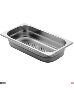 Bacinella Pinti inox forata Gastronorm 1/3 h 65 mm