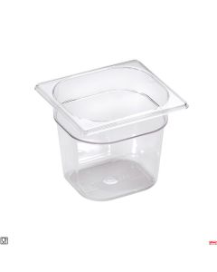 Set Bacinelle polipropilene Gastronorm da 1/9 con h 65mm Pz 24 con h100mm Pz 6