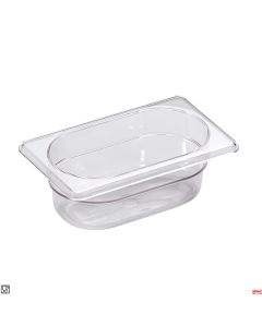 Bacinella Policarbonato Gastronorm 1/9 h 100 mm sovrapponibile
