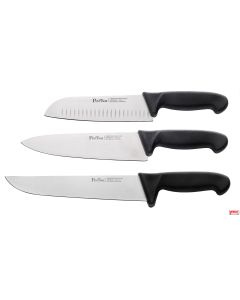 Coltelli professionali Macellaio e Santoku acciaio Mobybdenum V. lama da 18 a 25 cm Pintinox