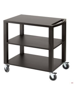 Carrello legno per servizio sala tre piani 78 x 52 x h 78 cm Gueridon Pinti