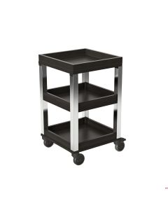 Carrello servizio Bevande 3 piani con gambe inox 50 x 50 x h 94 cm