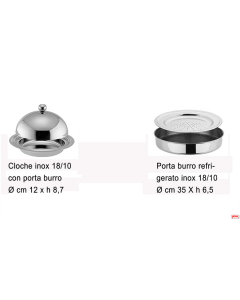 Portaburro refrigerati inox