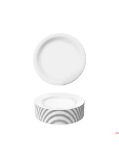Piatto porcellana bianco servire Pane Torte Ø 16,5 cm Set 12 Pz spedizione gratuita