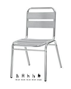 Sedia Struttura in alluminio anodizzato, &Oslash; 25 x 1,5 mm 