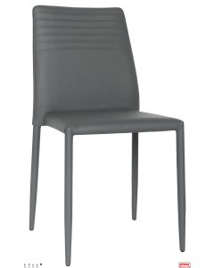 Sedia struttura in acciaio gambe verniciate opzione 2 colori-DG-Grigione