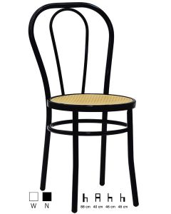 Sedia in acciaio verniciato, polipropilene 4 pezzi