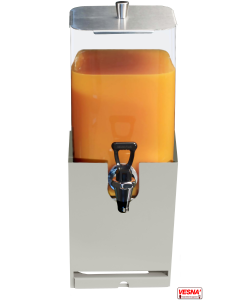 Distributore succhi 7 Litri con base in acciaio colore Burro