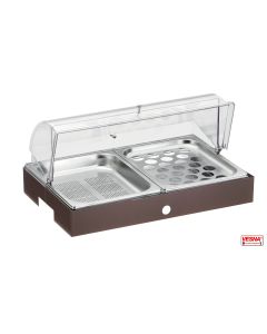 Vassoio refrigerato porta uova e verdure completo di base Caffè