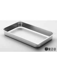 Teglie inox 18/10 GN 1/1 h da 20 a 65 mm
