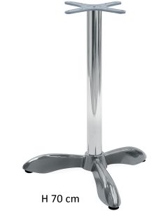 Base tavolo alluminio e piedini regolabili H cm 70