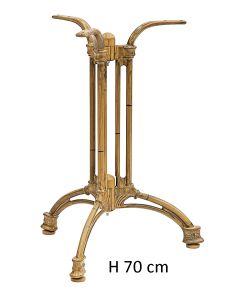 Basamento in alluminio verniciato bambù H 70 cm