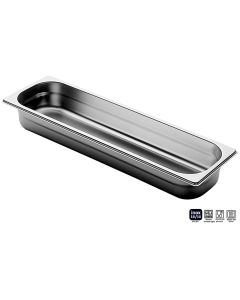 Bacinelle Pinti inox Gastronorm 2/4 h da 20 a 150 mm sovrapponibili