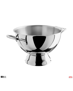 Zuppiera sferica in acciaio inox 18/10 di LT. 5
