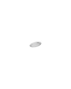 Piatto ovale inox 15/10 bordato cm 36x25 cm spessore 0,7 mm Pinti
