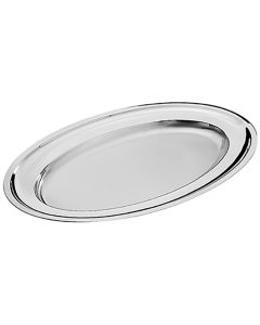 Piatto da portata ovale bordato pesante cm 85x58 spessore 1,2 mm