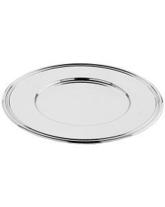Sottopiatto acciaio inox Ø 31 cm Pinti