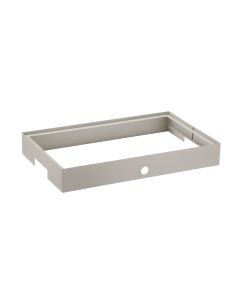 Base bassa acciaio verniciato colore Burro h 7,5 cm