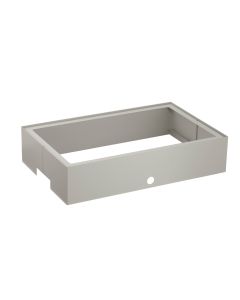 Base acciaio verniciata colore Burro h 12,5 cm