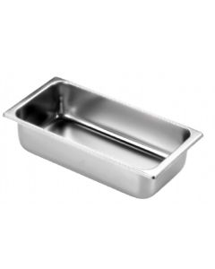 Bacinella Inox per gelato cm 33 x 16,5 scegli altezza