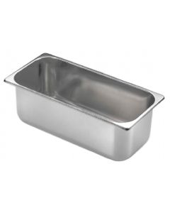 Bacinelle Inox per gelato cm 42 x 20 scegli altezza