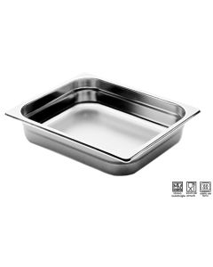 Bacinelle Pinti inox 18/10 Gastronorm 1/2 h da 20 a 200 mm