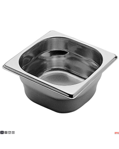 Bacinella Pinti inox Gastronorm 1/6 h 65 mmsovrapponibile