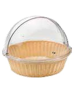Cesta Pane paglia rotonda con cupola 48 x h 12 cm Buffet Pinti