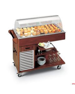 Carrello frigo compreso di vasca inox per pasticceria temperatura °C +4°~+10° 