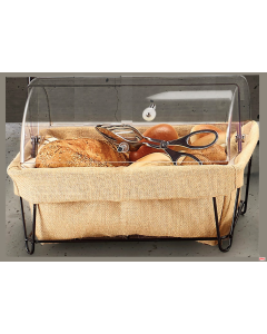 Cestino pane rettangolare c/Cupola 36 x 21 x h 28 cm Cosmo