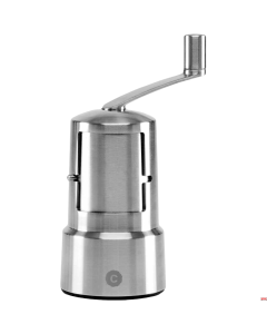 Macina con manovella Sale/Pepe in acciaio inox 1 Pz. H 10,0 cm spedizione gratis