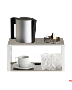 Alzata presentazione in metallo verniciata Bianca con opzioni 