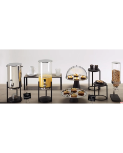 Postazione distributori succhi cereali caffè e port. torta 