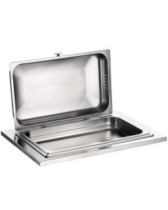 Chafing Dish in acciaio inox 18/10 con frizione senza base in legno