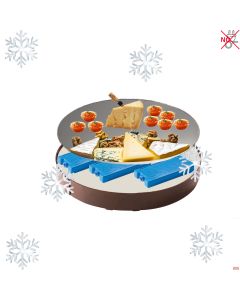 Piatto refrigerato multiuso tondo ø 43 x h 5,5 cm nero