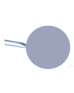 Pala per pizza tonda in alluminato del Ø 40 cm con manico corto