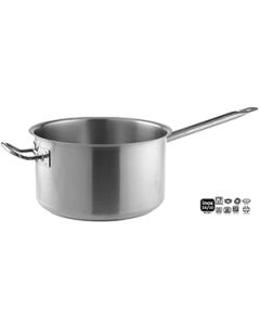 Casseruola fonda Ø 28 cm un manico e maniglia  inox 18/10 Catering Expo Hotel