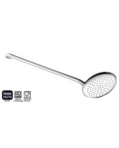 Schiumarola Inox 18/10 pesante Unipezzo Ø 16 x Lug. 45 cm 