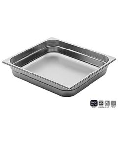 Bacinella Pinti inox Gastronorm 2/3 h 40 mm sovrapponibile