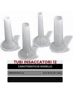 Tubi insaccatori per tritacarne MEM 12 ø + elica