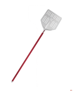 Pala pizza Forata alluminio da 41x41con manico 120 cm