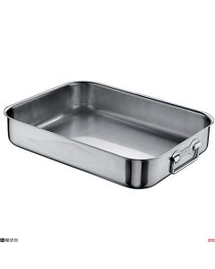 Teglia rettangolare inox 18/10 cm 35 Professional