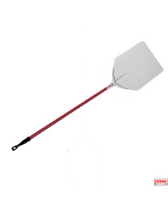 Pala pizza alluminio da 33x33 con manico lungo 120 cm
