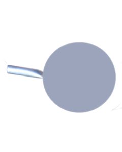 Pala pizza tonda in alluminato Ø da 15 a 50 cm con manico corto