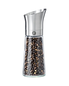 Pepiera Acciaio Inox & Vetro 17,0 cm