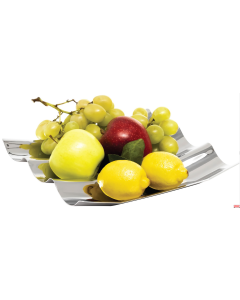 Portafrutta 27x27 cm inox 18/10