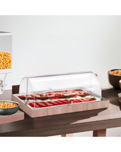 Vetrinetta Affettati/Formaggi refrigerata C/cupola 50 x 30 h 20 cm-Altri prodotti nei correlati