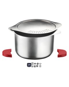 Cuociprima Ø  20 cm con coperchio e presine in scatola